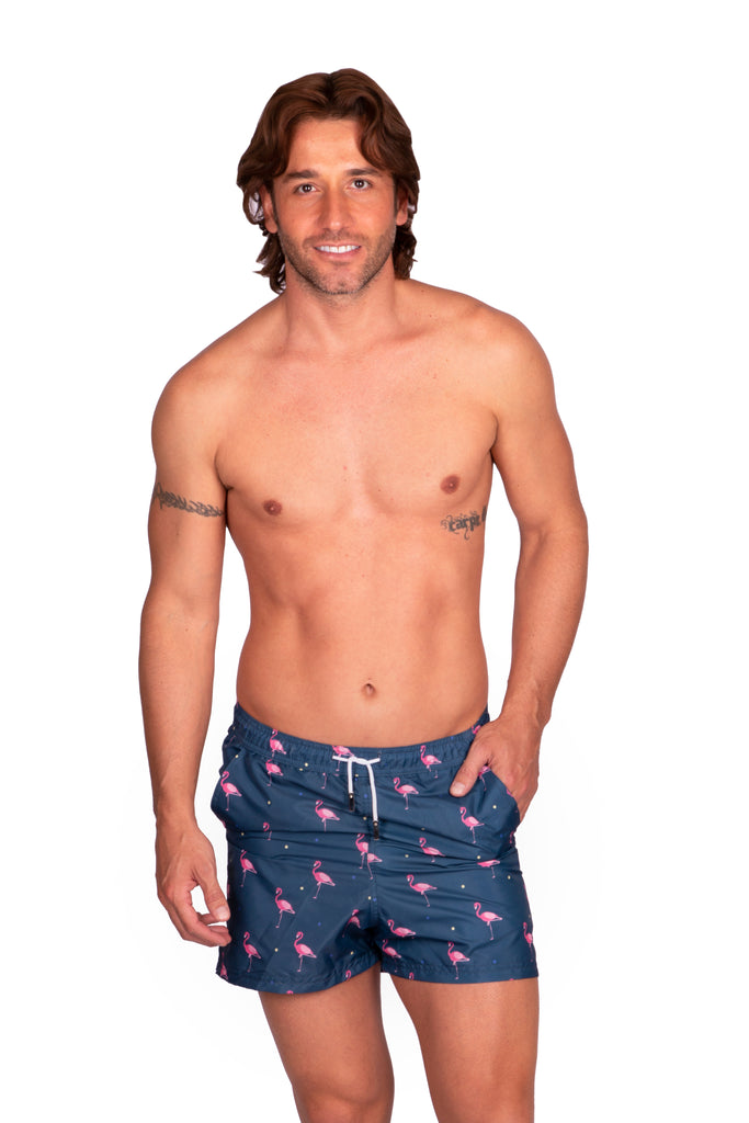 Flamingo Party Trunks